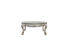 Dresden Vintage Bone White Finish Coffee Table