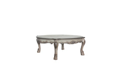 Dresden Vintage Bone White Finish Coffee Table