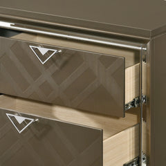 Skylar Dark Champagne Finish Nightstand