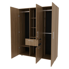 Natural Oak Armoire Multi-storage with one Drawer