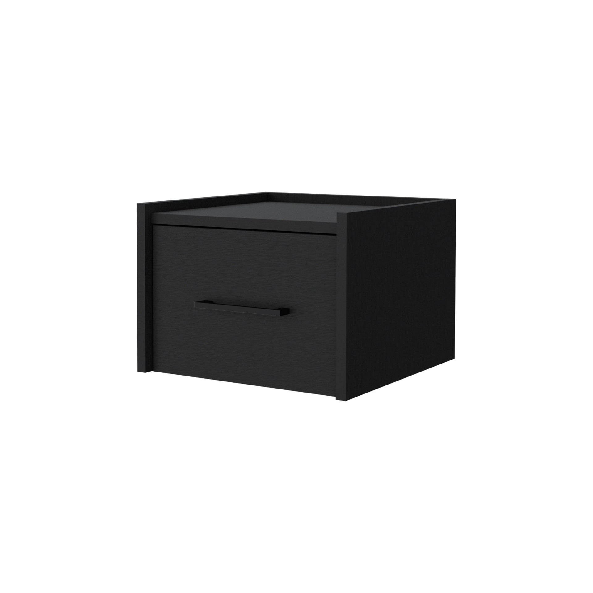 Wenge Wall-Mounted Floating Nightstand