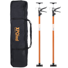 2Pack Adjustable Support Pole,Steel 3rd Hand Support System,Support Rod for Jacks Cargo Bars Drywalls,Cabinet Jacks for Installing Cabinets,Extends from 45 to 114 Inch ,with carrry bag