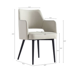 Armchair in Stone Gray