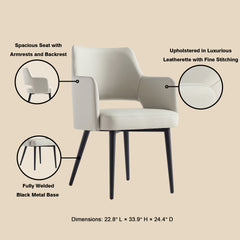 Armchair in Stone Gray