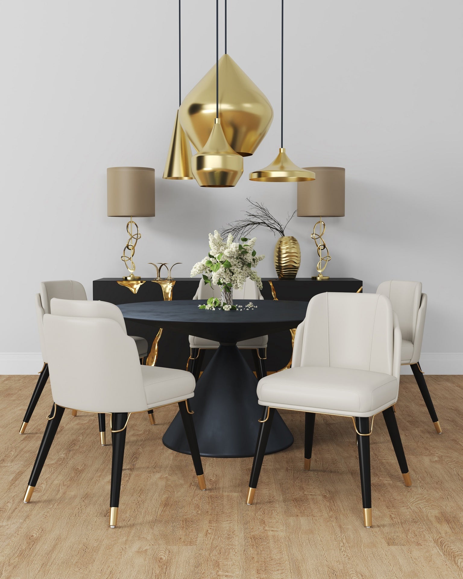 Dining Chair in Cream