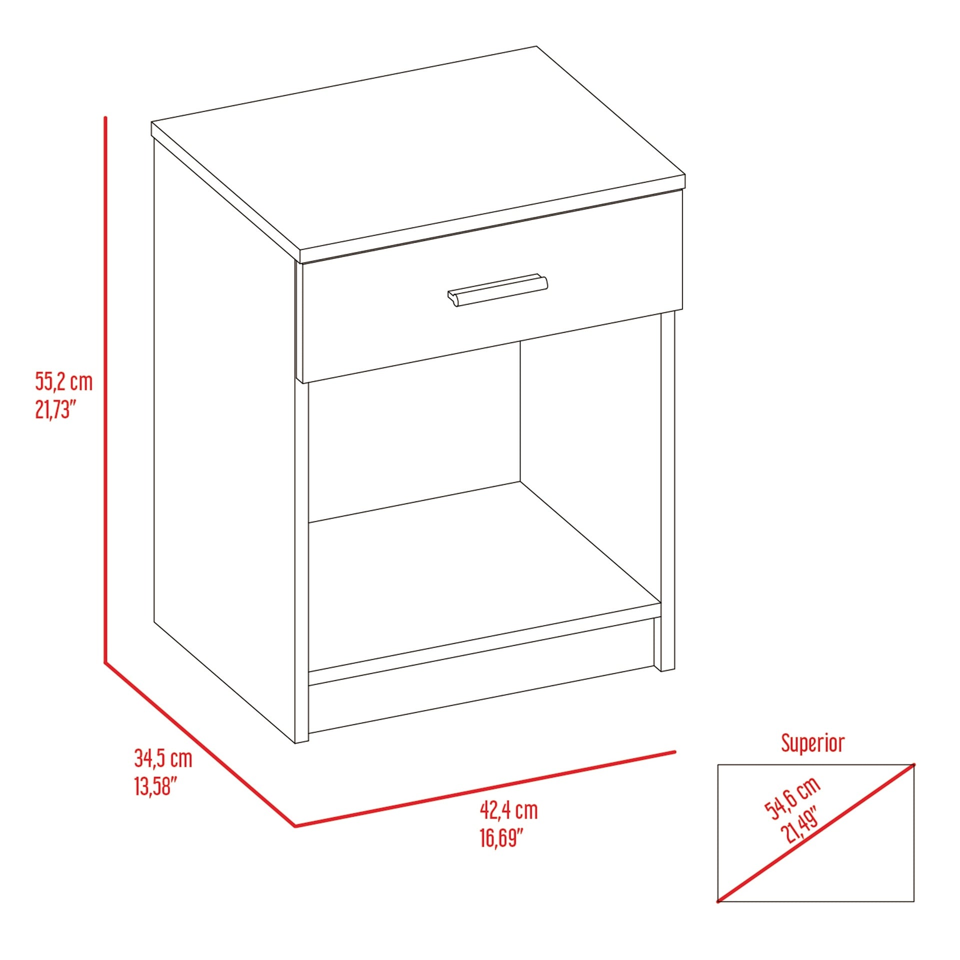 Phoenix Linen Cabinet, Four Shelves