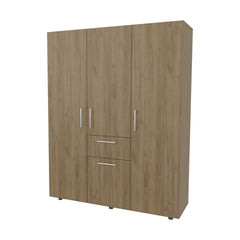 FM FURNITURE Alamo Lake Armoire Multi-storage with one Drawer, Natural Oak
