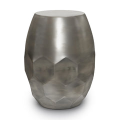 Flanigan - Metal Accent Table - Antique Silver