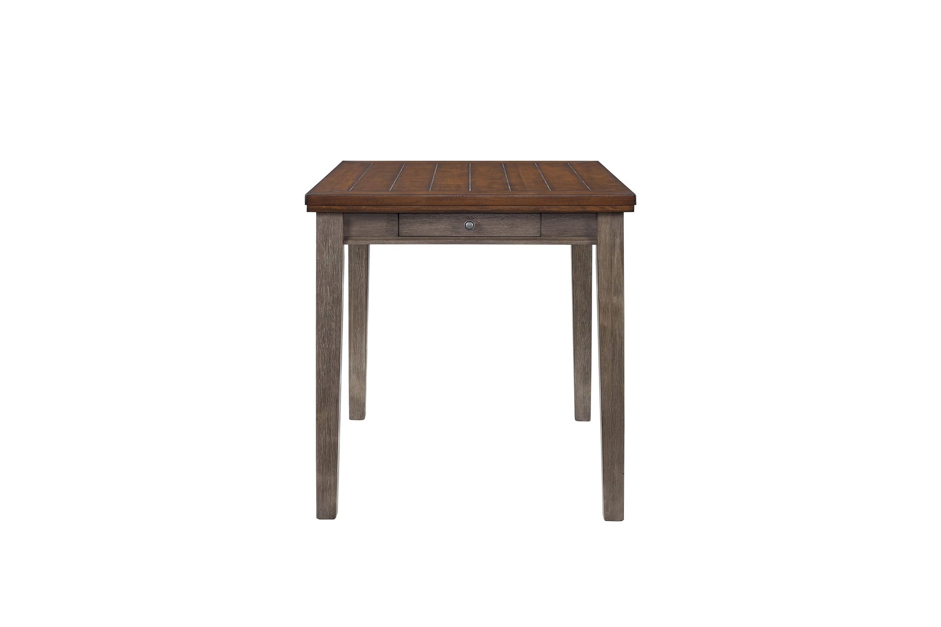 Counter Height Two Tone 4 Drawer Dining Table