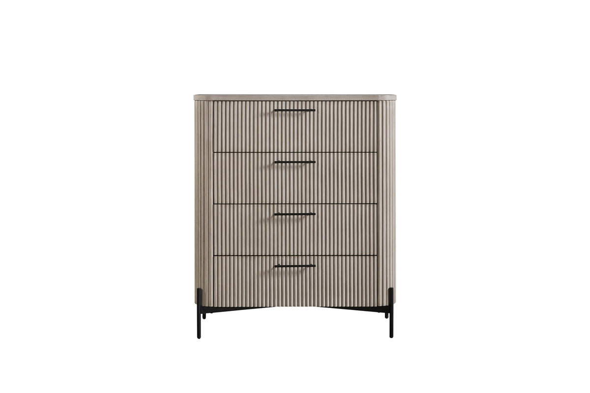 4 Drawer Chest - Taupe