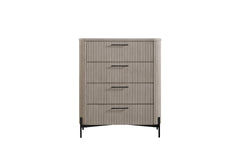 4 Drawer Chest - Taupe