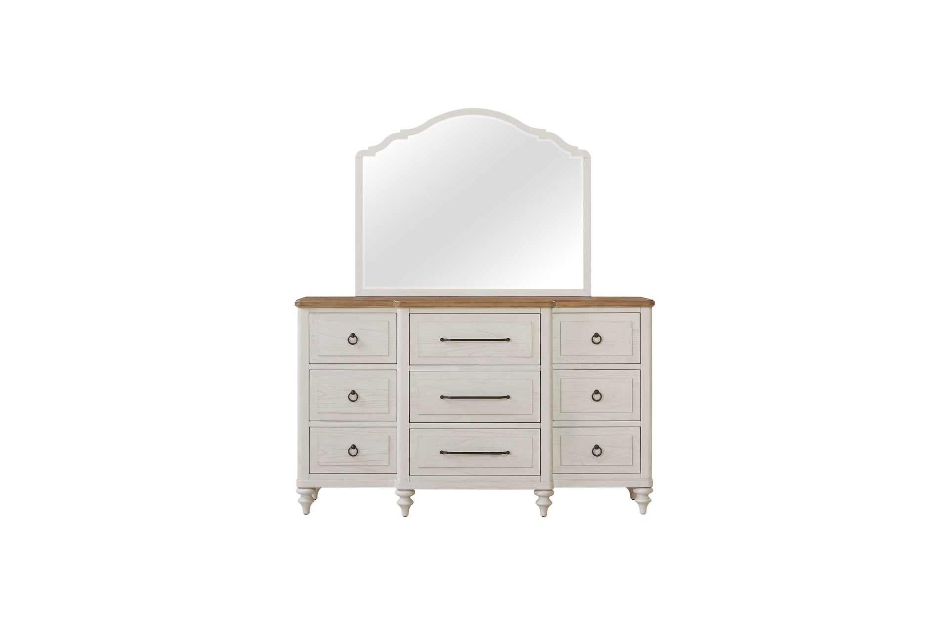 Shaped Mirror - Cement