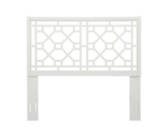 Tabor Chippendale White Headboard - Queen/Full