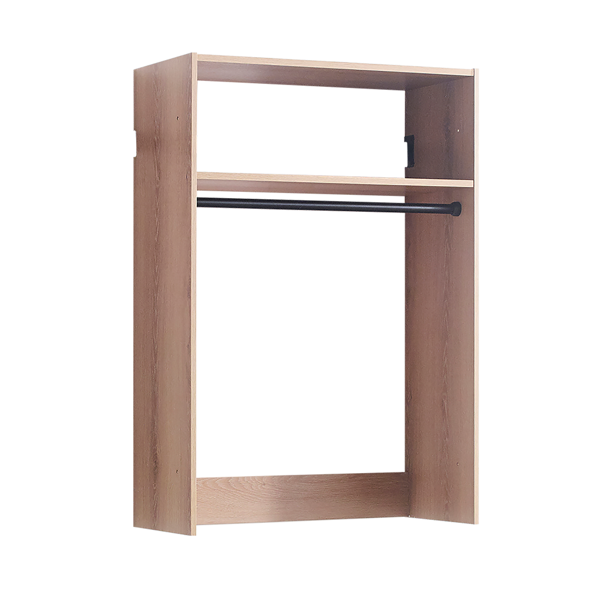 Devi Oak Wall Mounted Wood Closet System