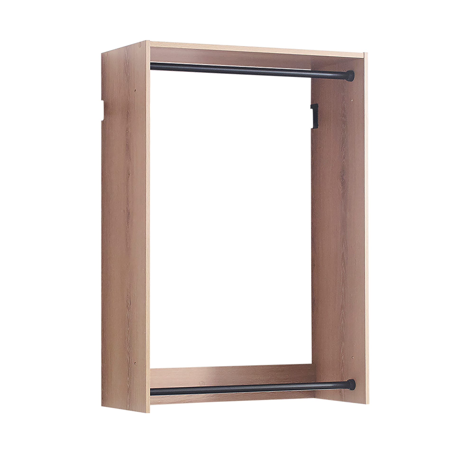 Devi Oak Wall Mounted Wood Closet System