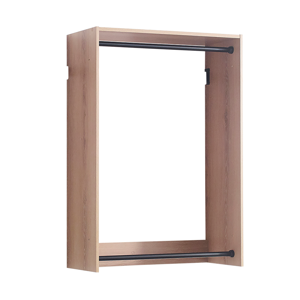 Devi Oak Wall Mounted Wood Closet System