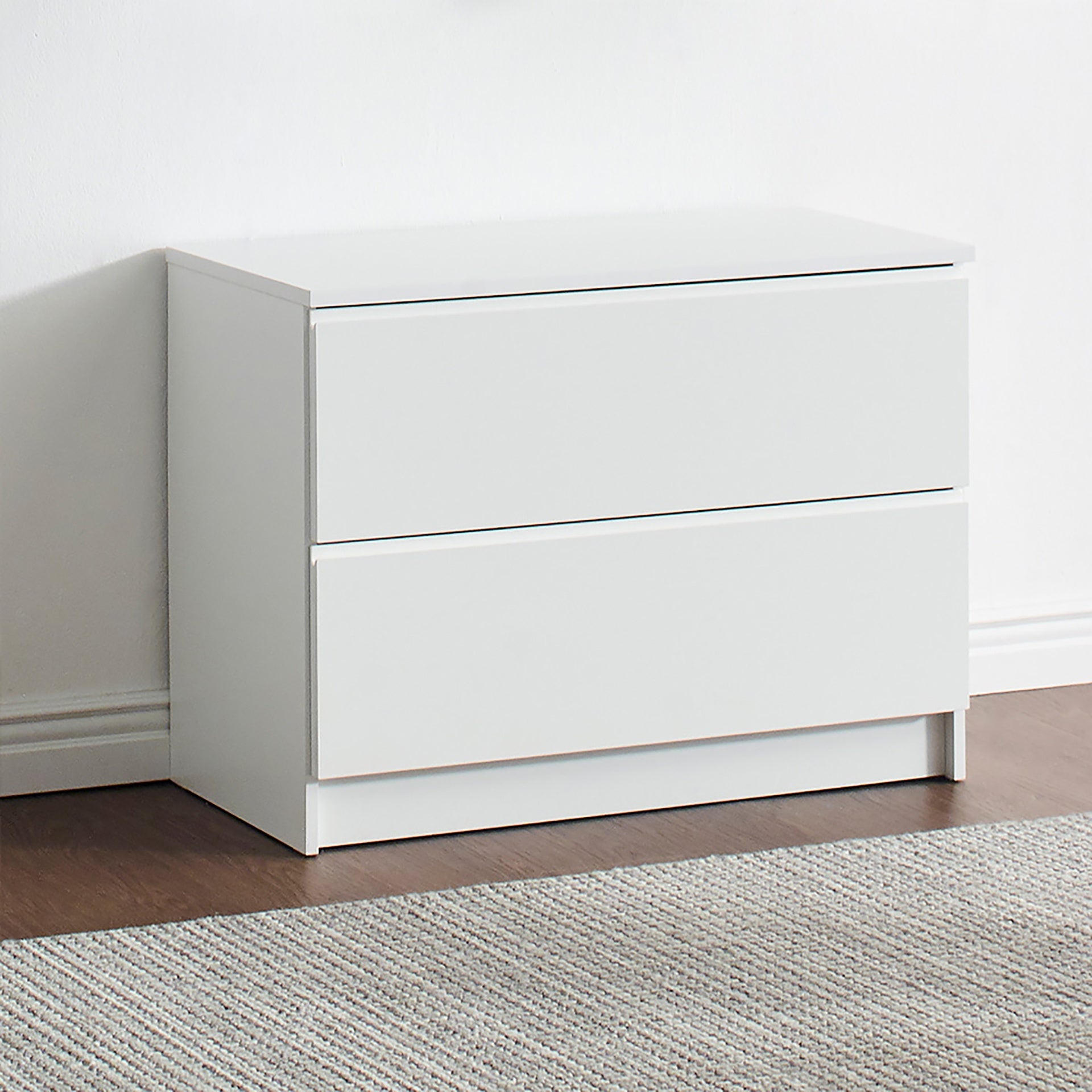 Devi White Wood Closet System