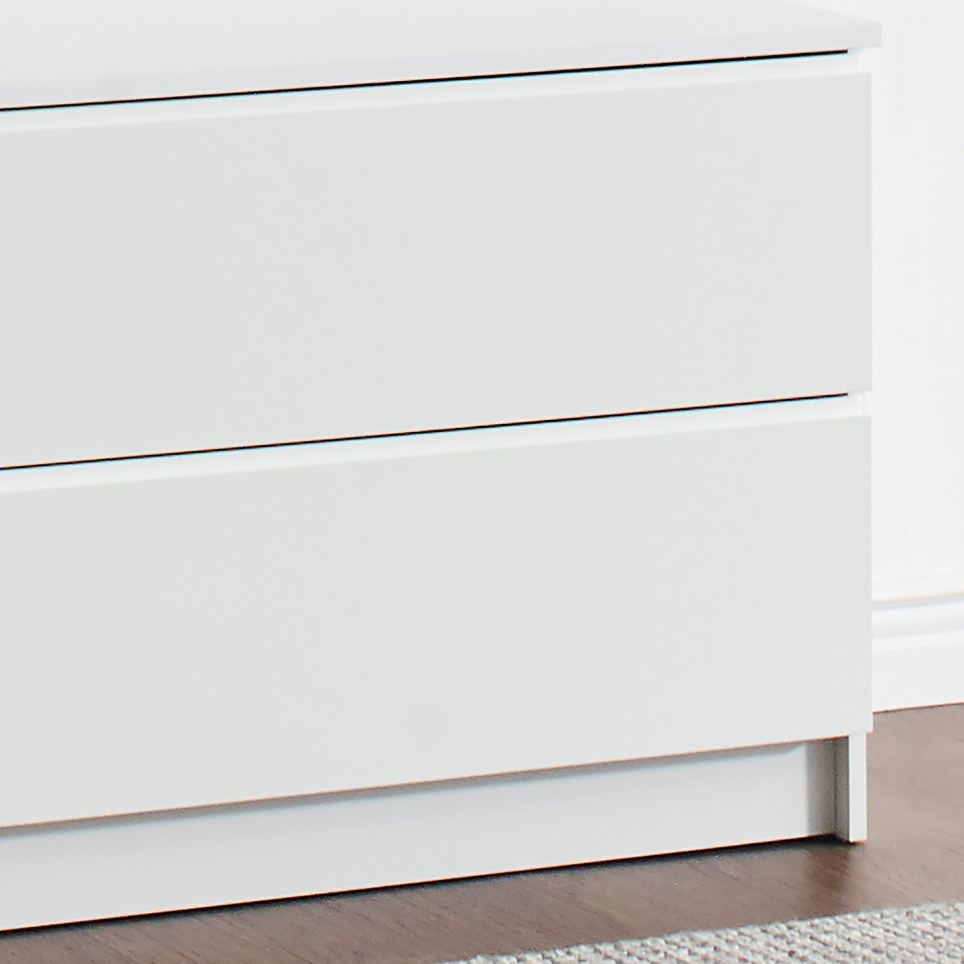 Devi White Wood Closet System