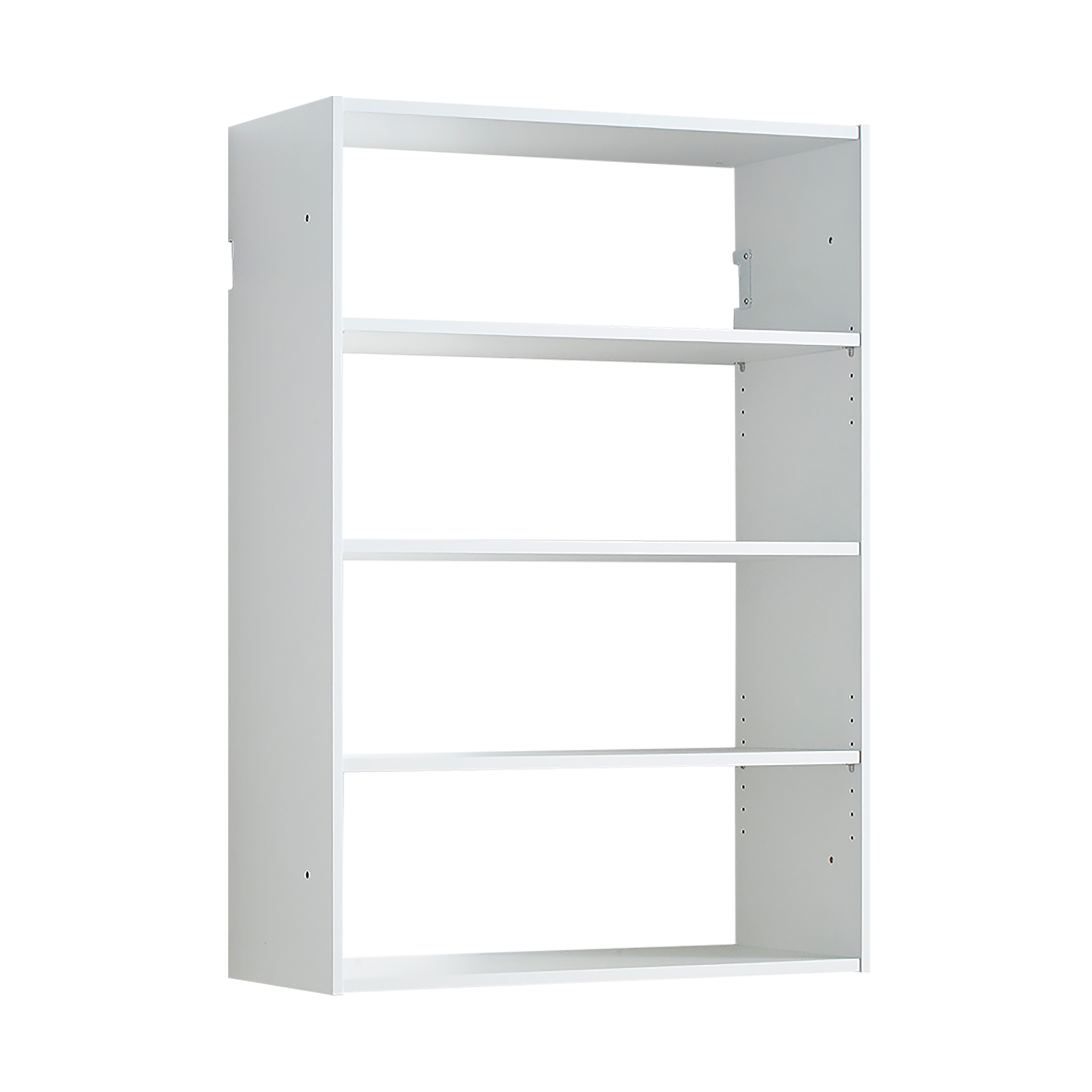 Devi White Wall Mounted Wood Closet System