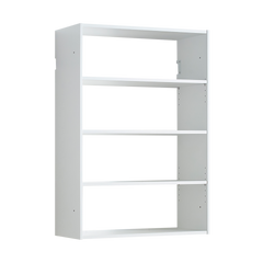 Devi White Wall Mounted Wood Closet System
