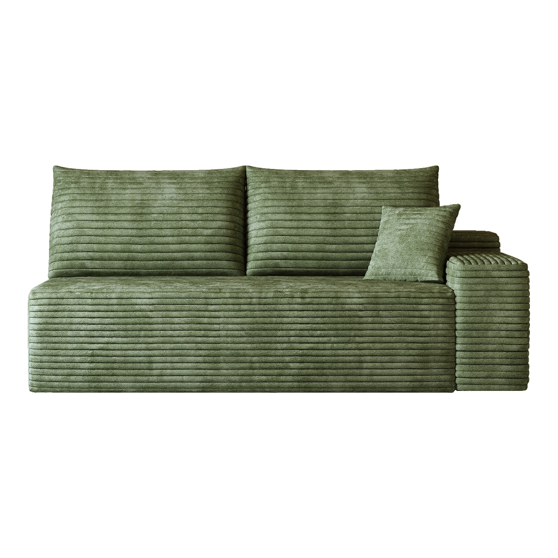 Y119-3L-GREEN 3seater left green