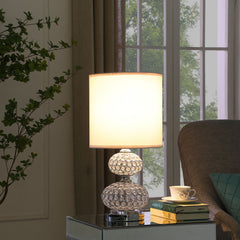 24" Mod Crystal inspired Retro Table Lamp
