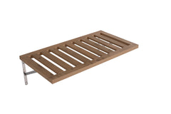 Modern Wall Bathroom Storage Shelves with 2 Mounting Brackets