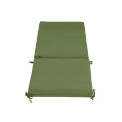 Noah Outdoor Chaise Lounge Cushion, Green