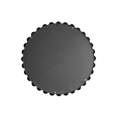 Beaded Round Wall Mirror 27"D