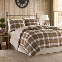 Twin Classic Quilting Soft and Cozy Microfiber Solid Reverse Down Alternative Comforter Set