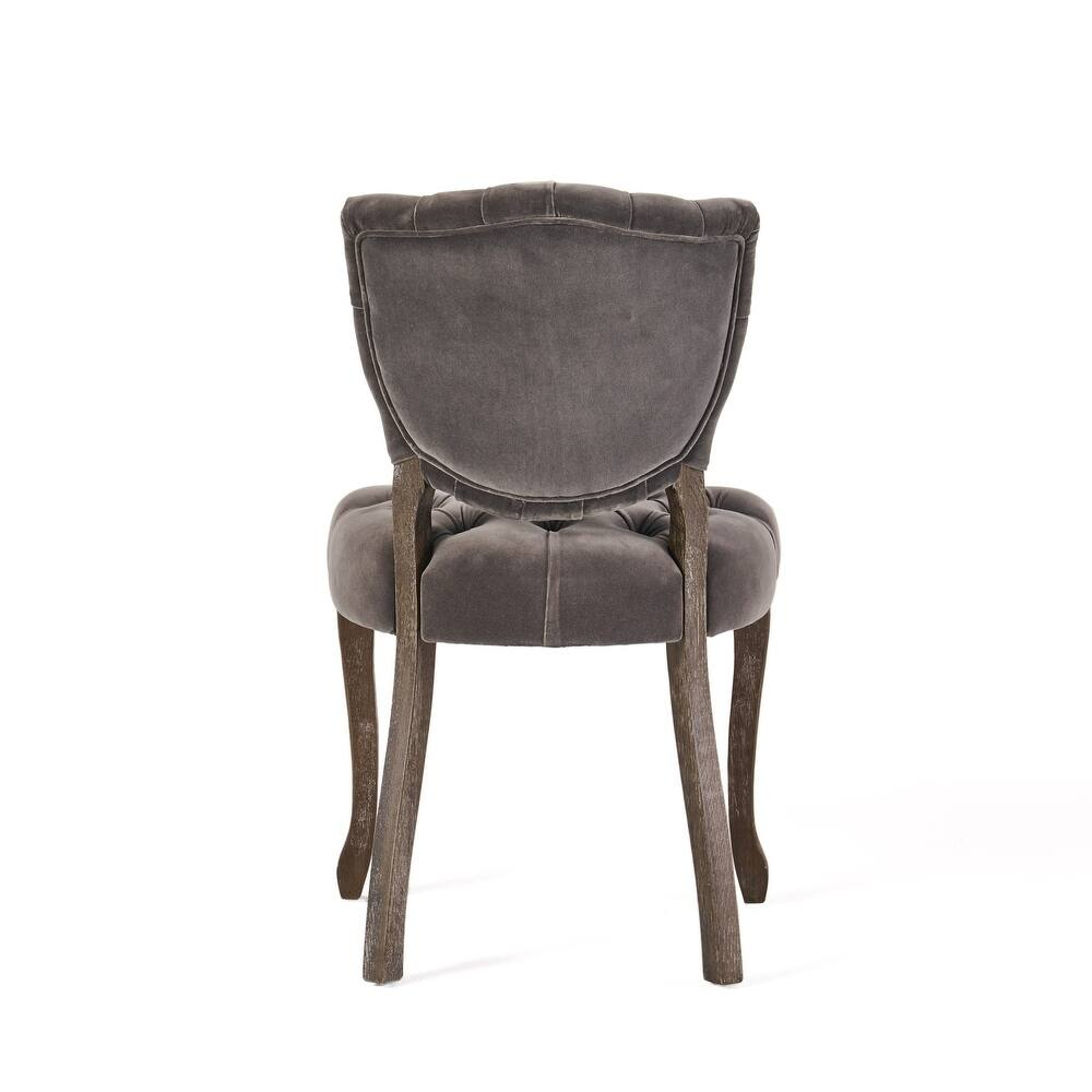 KD TUFTED CHAIR (WTHR)( SET OF 2 )