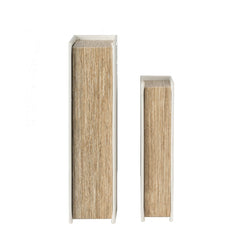 Set of 2 Book Boxes, L:10.6x6.9x2.6", S:8x5x2"