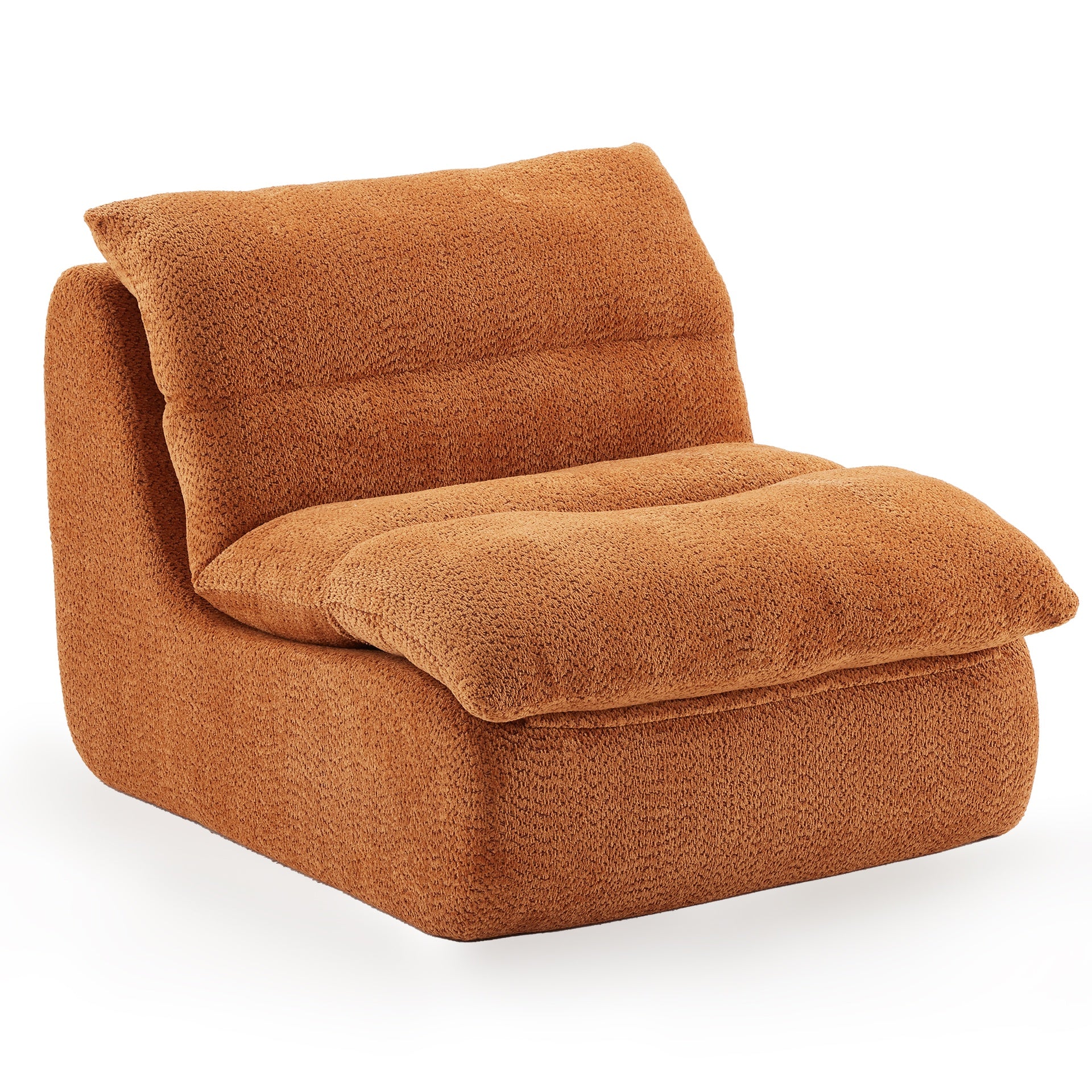 Upholstered Accent Sofa, Modern Armchair with Soft Cushioned Seat, Stylish Sofa for Living Room, Bedroom, or Office