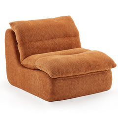 Upholstered Accent Sofa, Modern Armchair with Soft Cushioned Seat, Stylish Sofa for Living Room, Bedroom, or Office