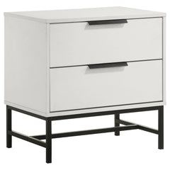 Yountville White 2-drawer Nightstand Bedside Table