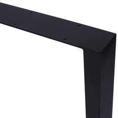 Square Table Legs 28X 35" ,Wide Metal Table Legs , Heavy Duty Steel Desk Legs Table Leg Dining Table Legs Coffee Desk Leg, Set of 2
