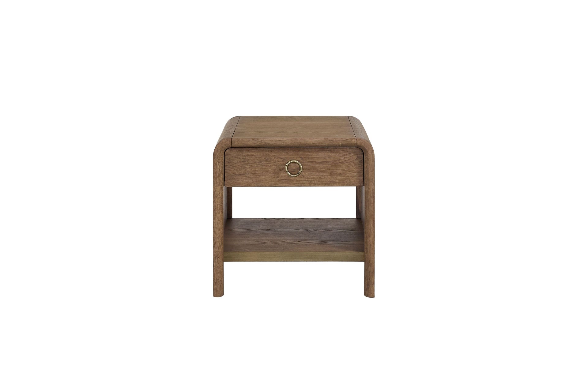 Waterfall End Table - Latte