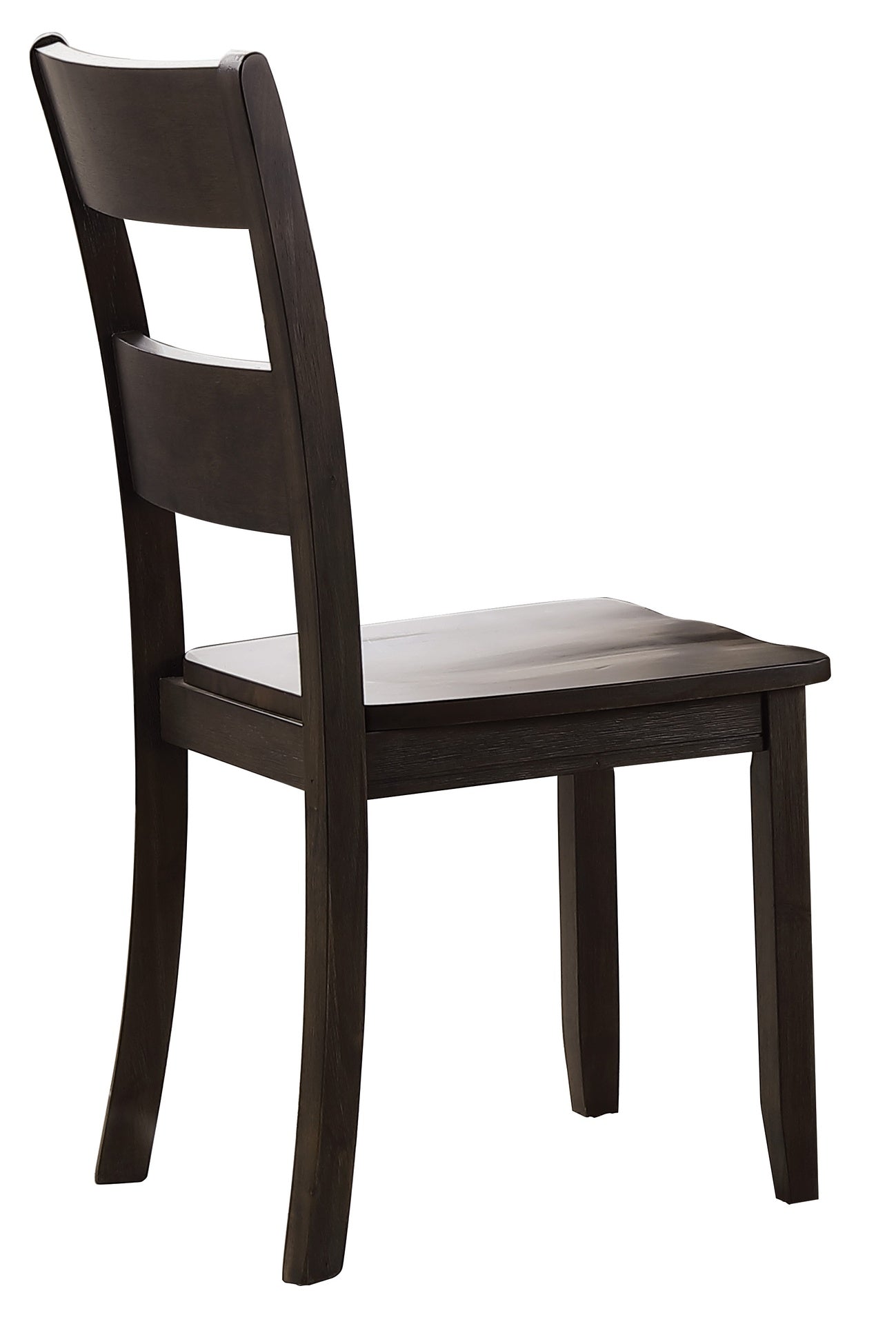 Walnut Finish Transitional Dining Chairs Set of 2 Wooden Dining Room Kitchen Furniture