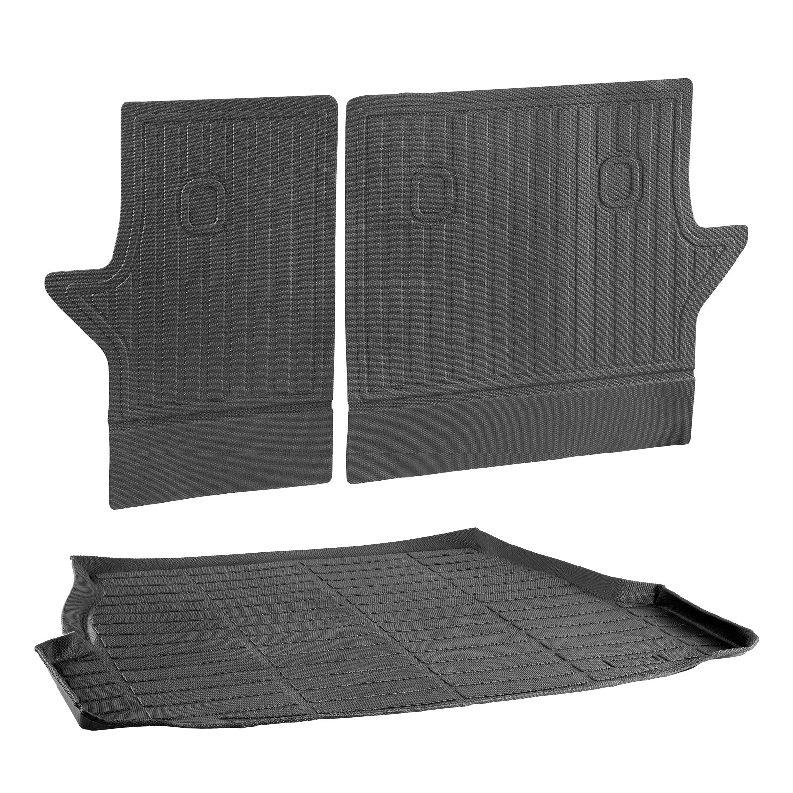 Cargo Mat & Backrest Mat All Weather Custom Fit for Toyota RAV4 2019-2024