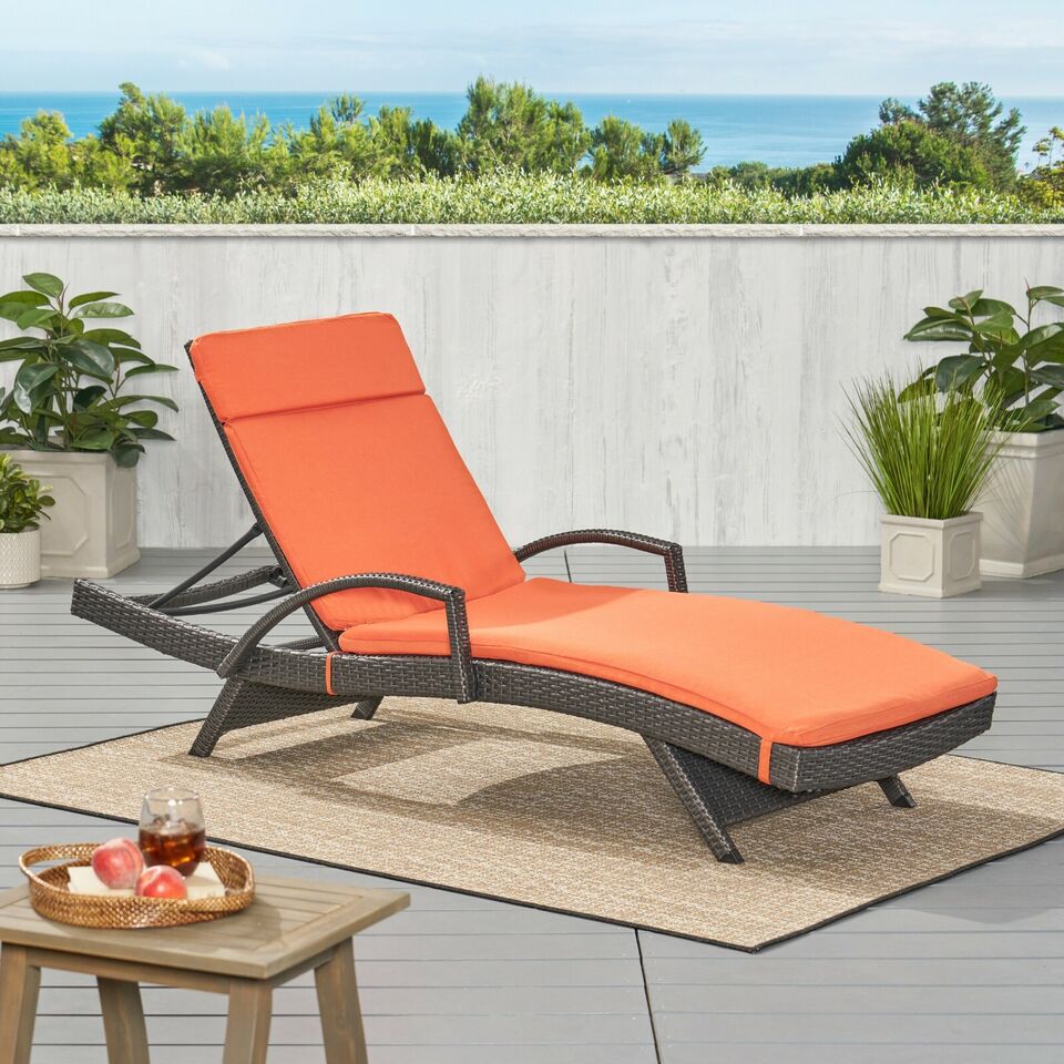 52005.00CUSH-ORG (1PCS) Salem Outdoor Chaise Lounge Cushion (Without Chaise Lounge)