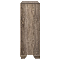 Harrison Washed Taupe 5-drawer Bedroom Chest