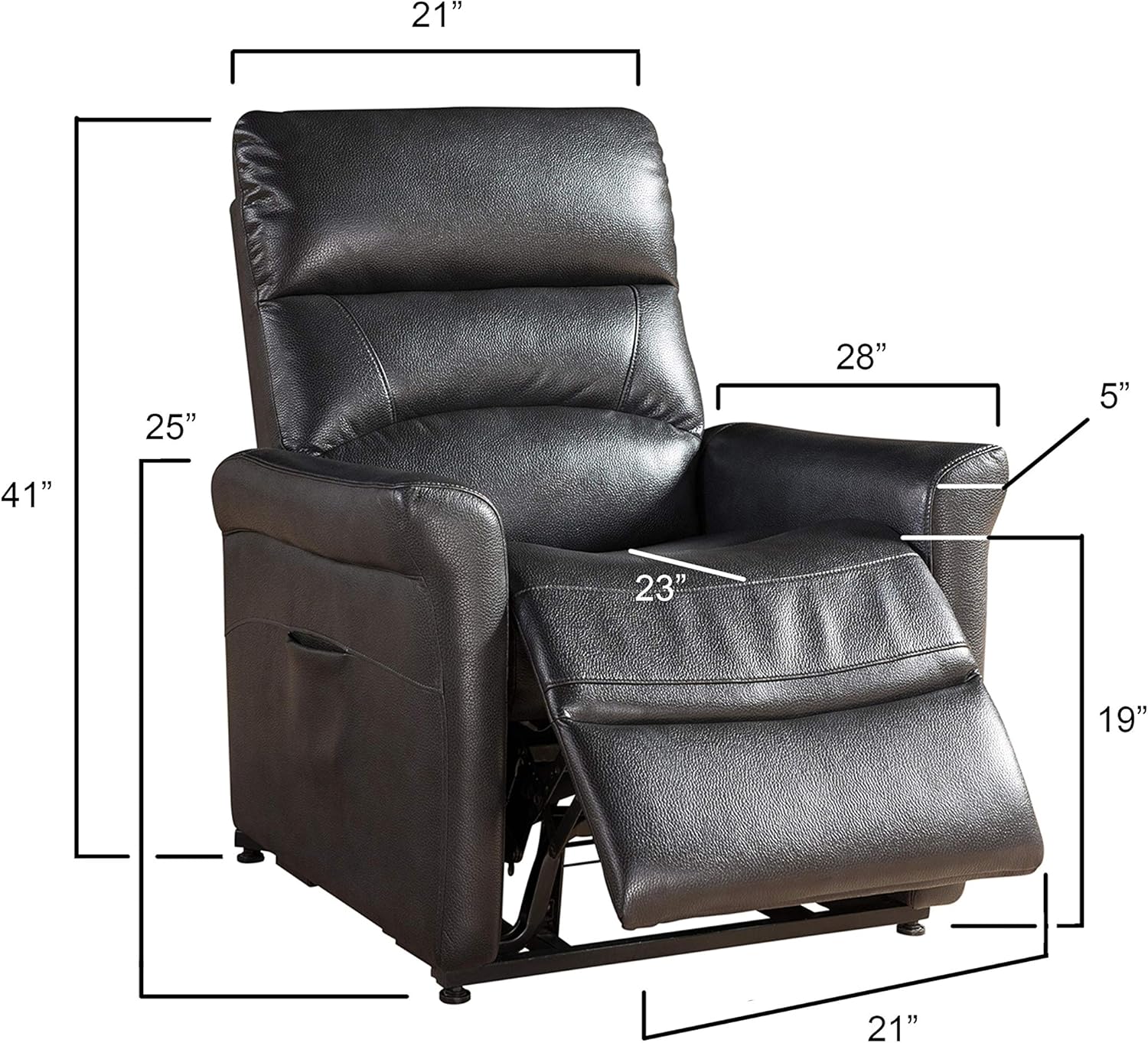 Contemporary Power Reclining Lift Chair