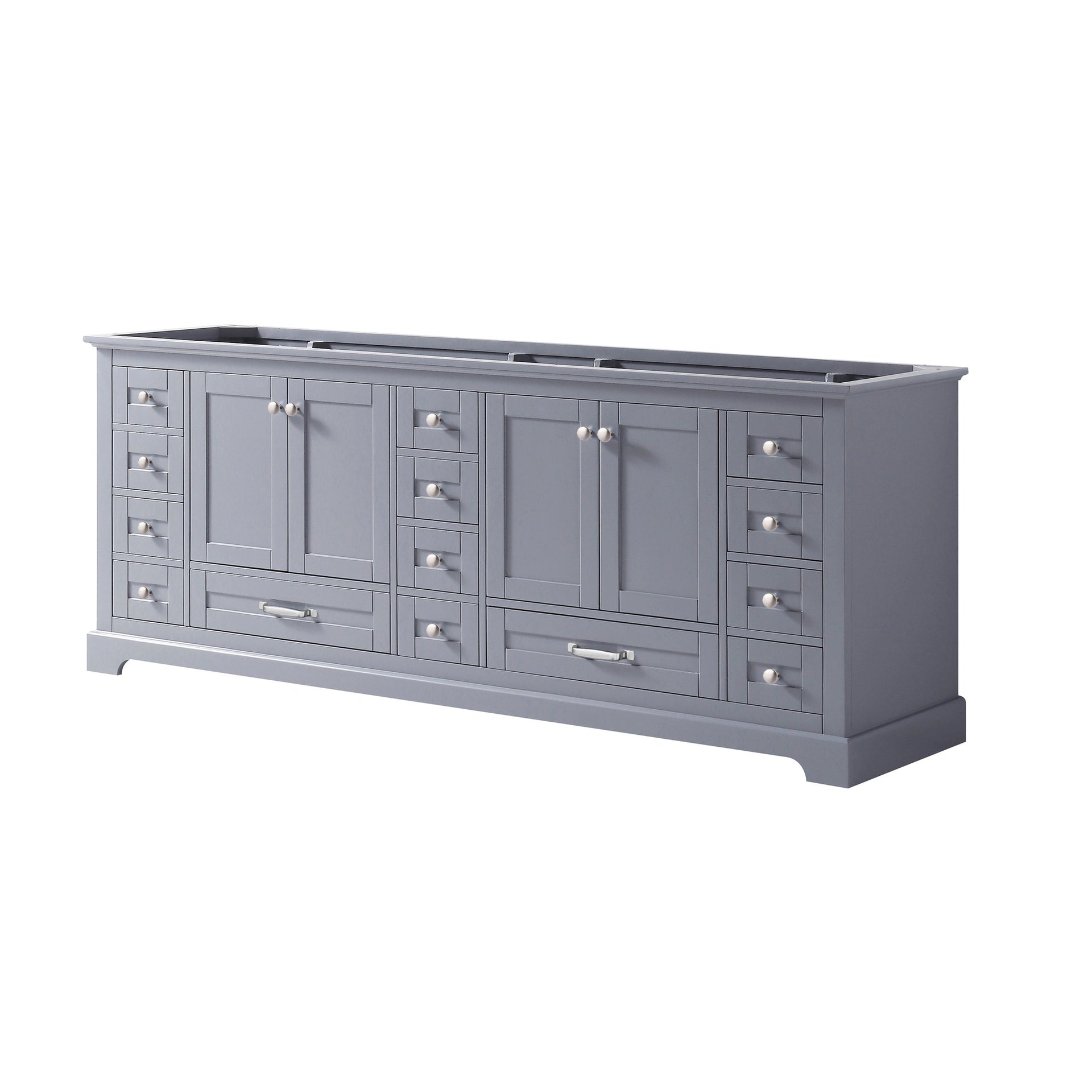 Dark Grey Double Bath Vanity 84 in. W x 22 in. D