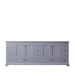 Dark Grey Double Bath Vanity 84 in. W x 22 in. D