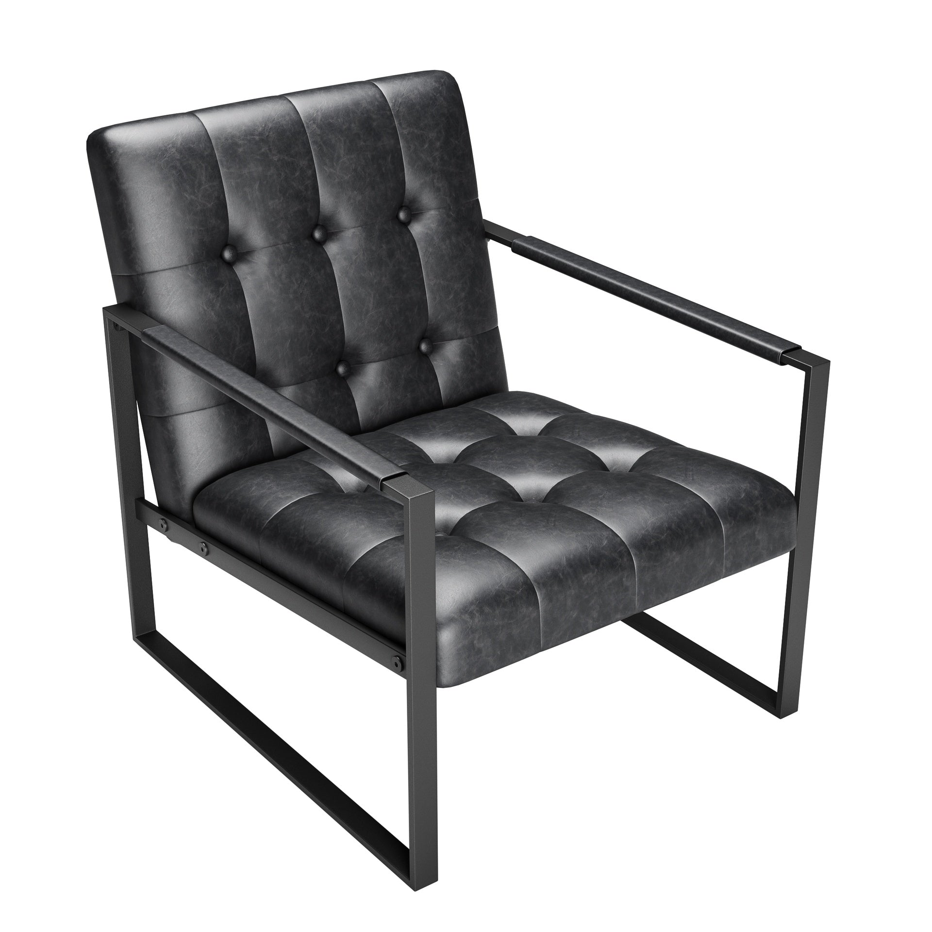 Accent Chair Modern Upholstered Accent Chair, Linen Sofa Chair for Bedroom, Living Room, Office