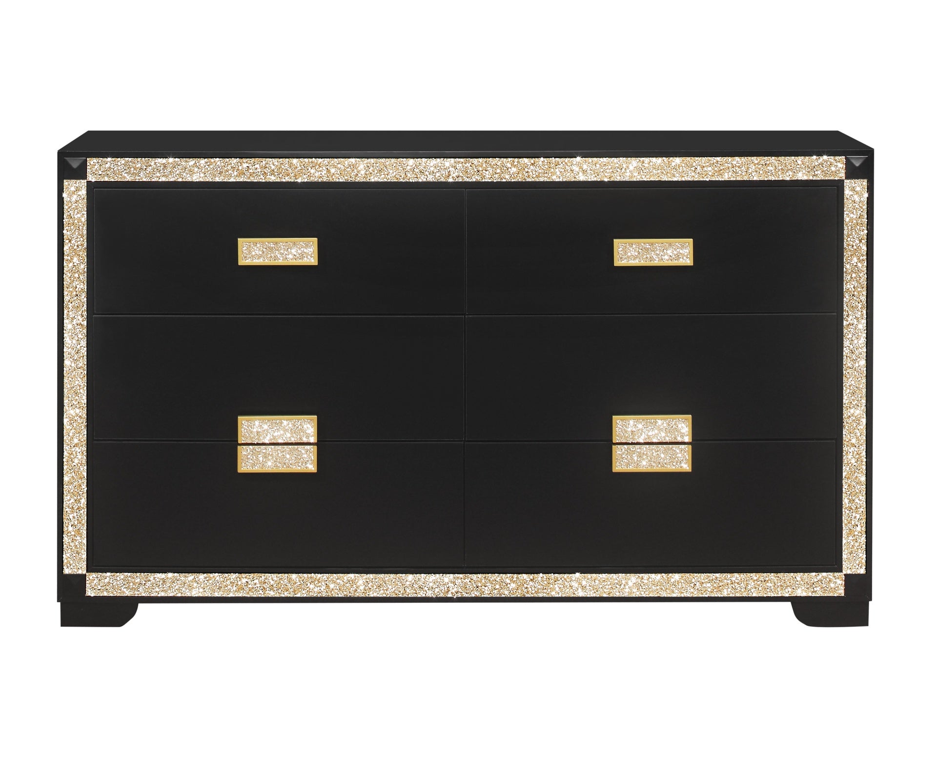 LIVELY BLACK/GOLD DRESSER