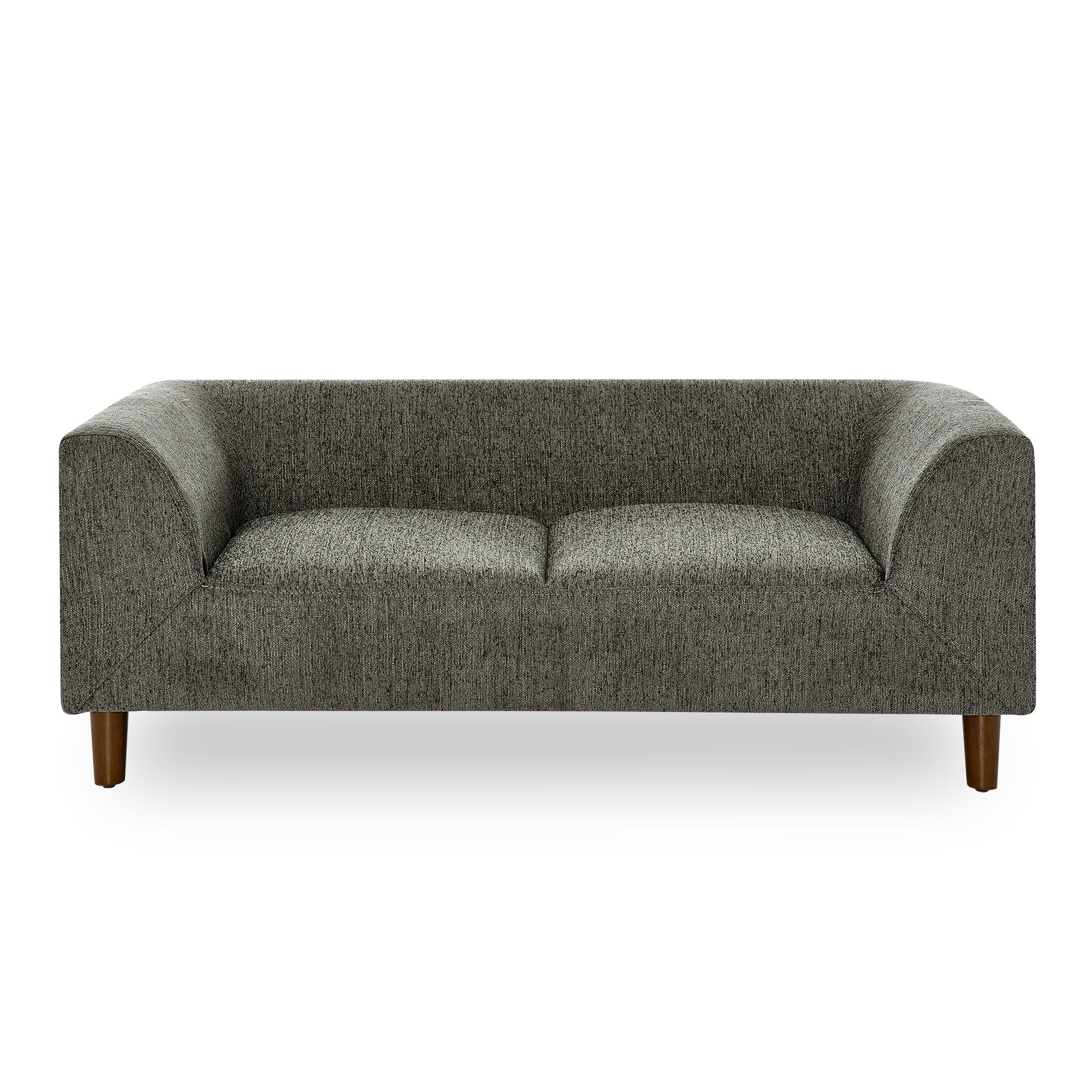 Pet sofa with backrest and armrests, modern rectangular pet sofa suitable for small and medium dogs, soft cushion comfortable dog sofa,--Dark grey