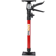 4 Pack Adjustable Support Pole,Steel 3rd Hand Support System,Support Rod for Jacks Cargo Bars Drywalls,Cabinet Jacks for Installing Cabinets,Extends from 20 to 45 Inch ,with carry bag