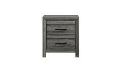 Denver Modern Style 2-Drawer Night stand Made with Wood in Gray  same as G150108547  (NJ inventory)