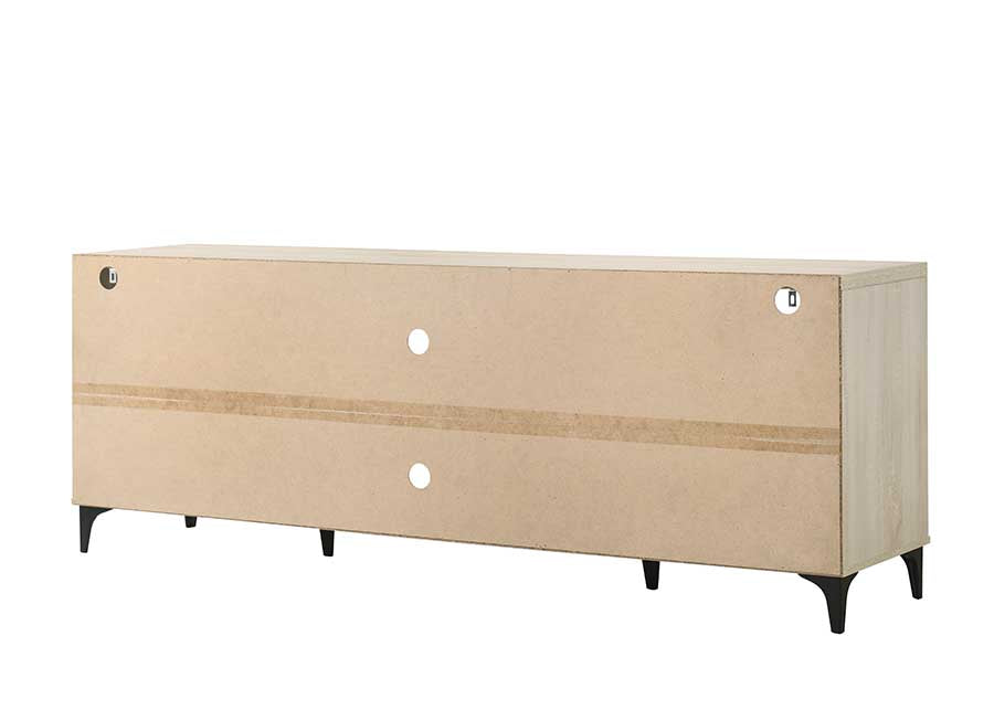 Enzo 70"W Oak Finish 4-Door TV Stand